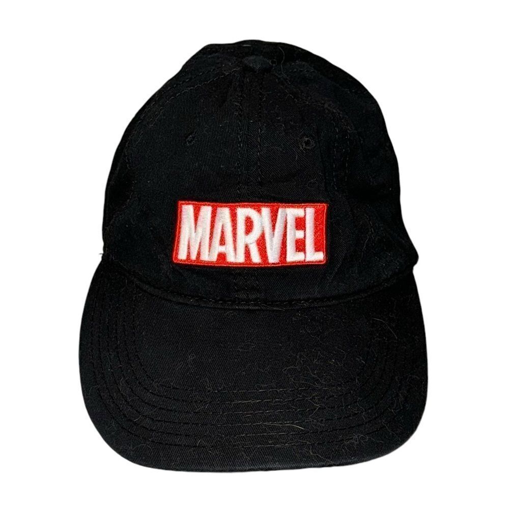 Kid's Marvel Black Baseball Hat